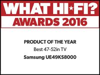 What Hi-Fi? Awards 2016 winner: Samsung UE49KS8000 TV