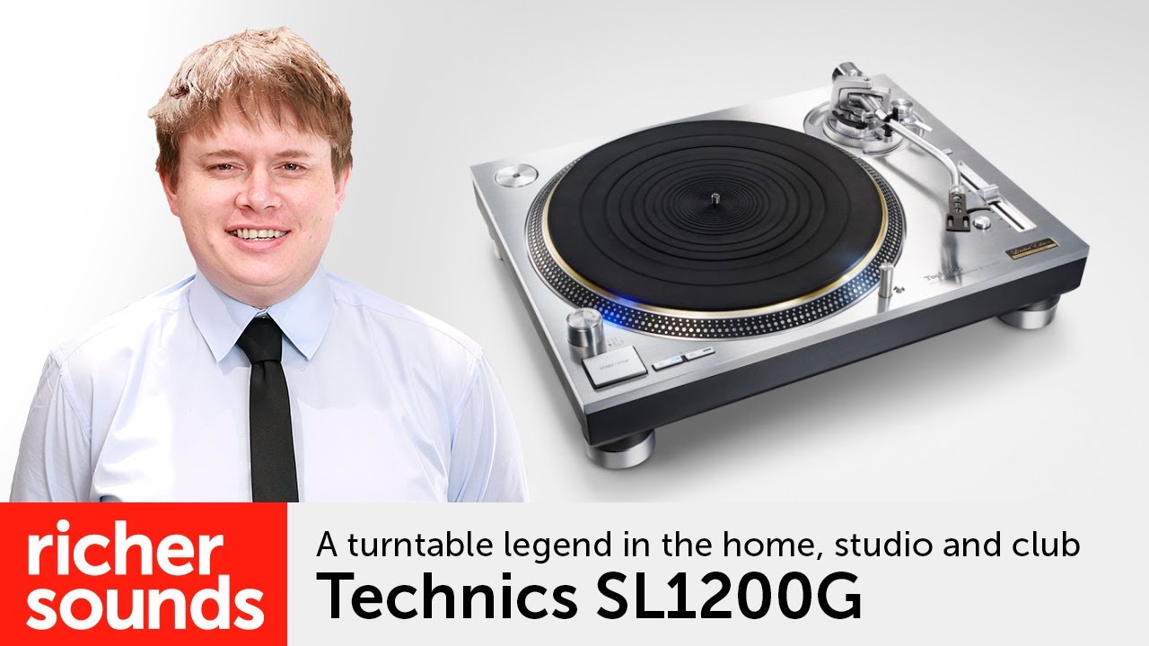 Product video Technics SL1200G directdrive turntable Richer Sounds