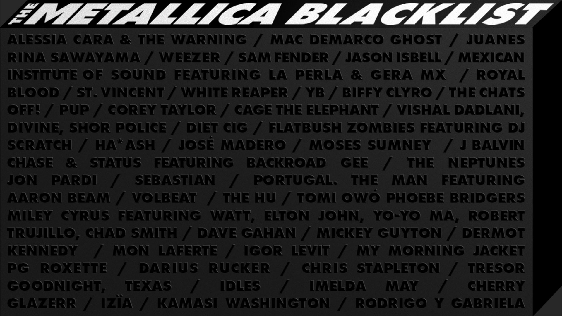 Metallica's Black Album Gets 53 All-Star Covers in 'Blacklist': Review