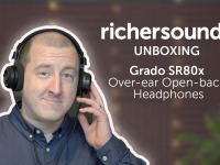 Unboxing Video: Grado SR80x over-ear open-back headphones