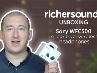 Unboxing video: Sony WFC500 in-ear true-wireless headphones