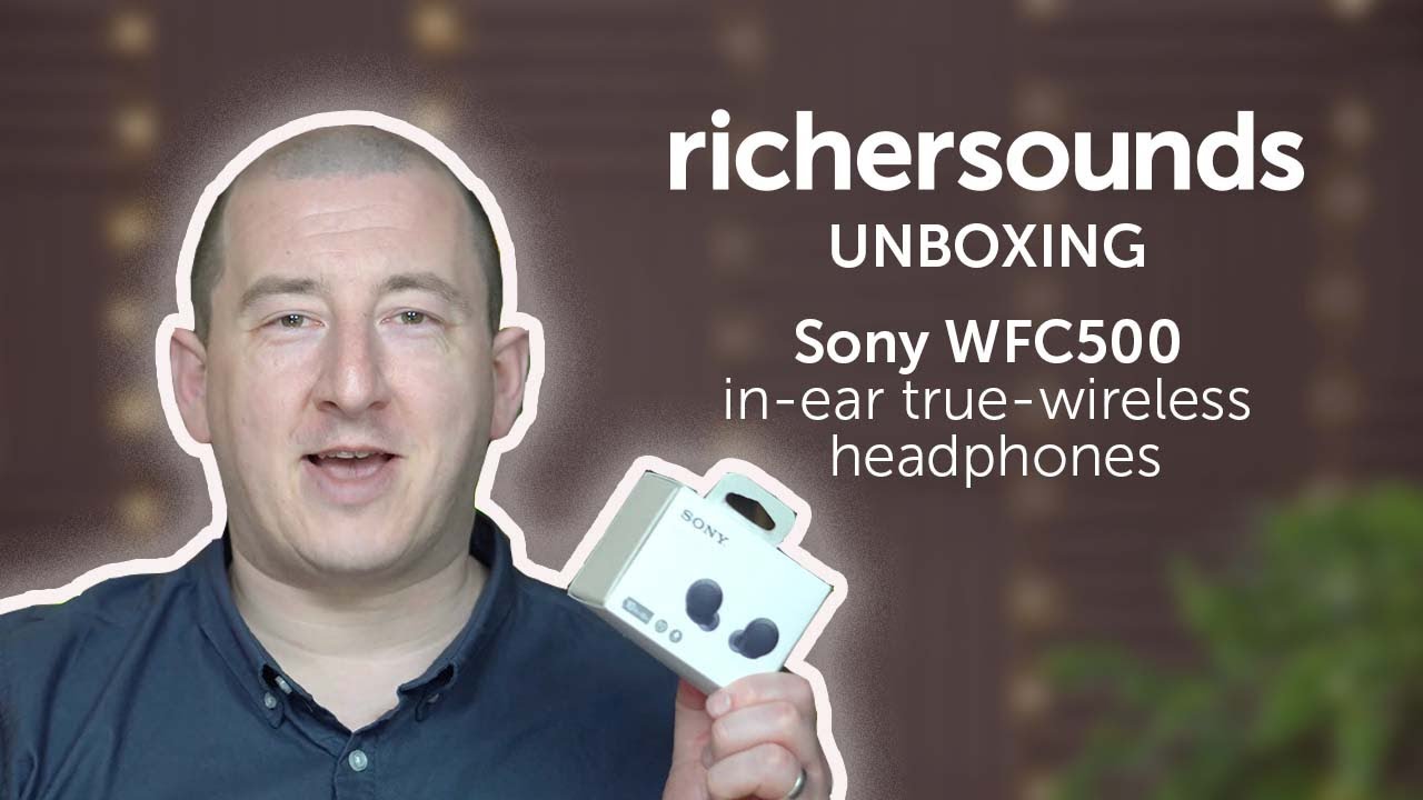 Unboxing video Sony WFC500 inear truewireless headphones Richer