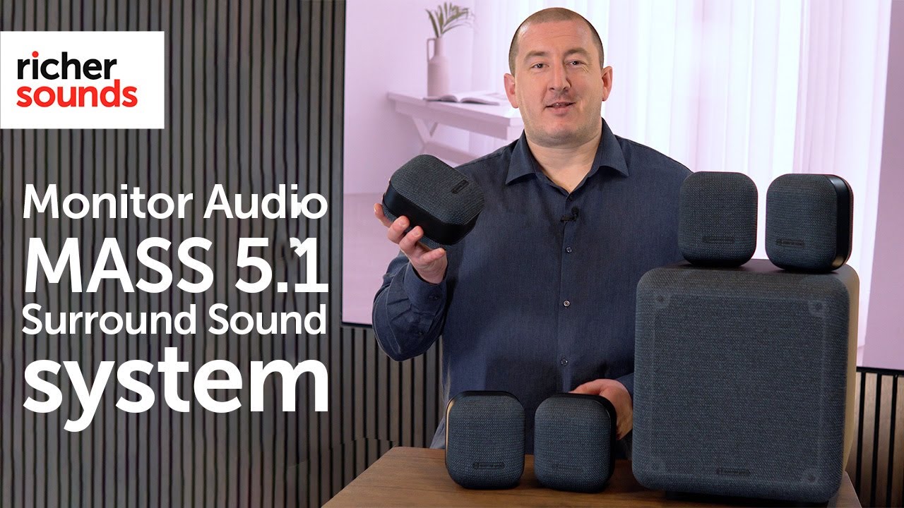 Product Video Monitor Audio MASS 5.1 Speaker System Richer Sounds